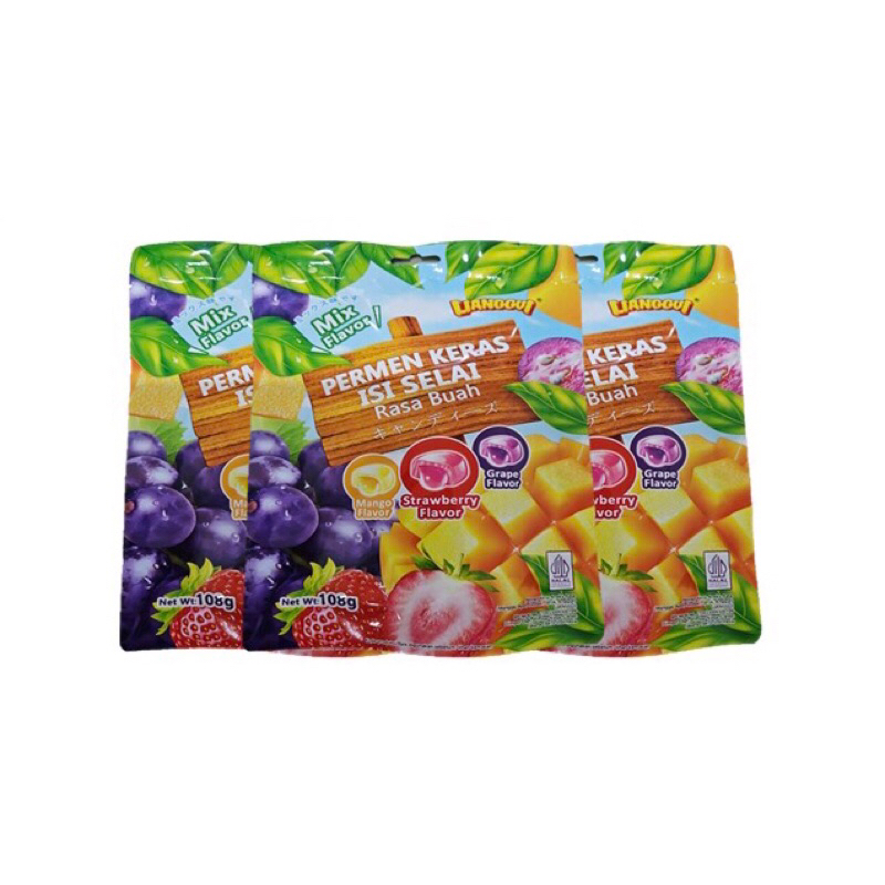

(LIANGGUI)PERMEN KERAS SELAI BUAH 108gr