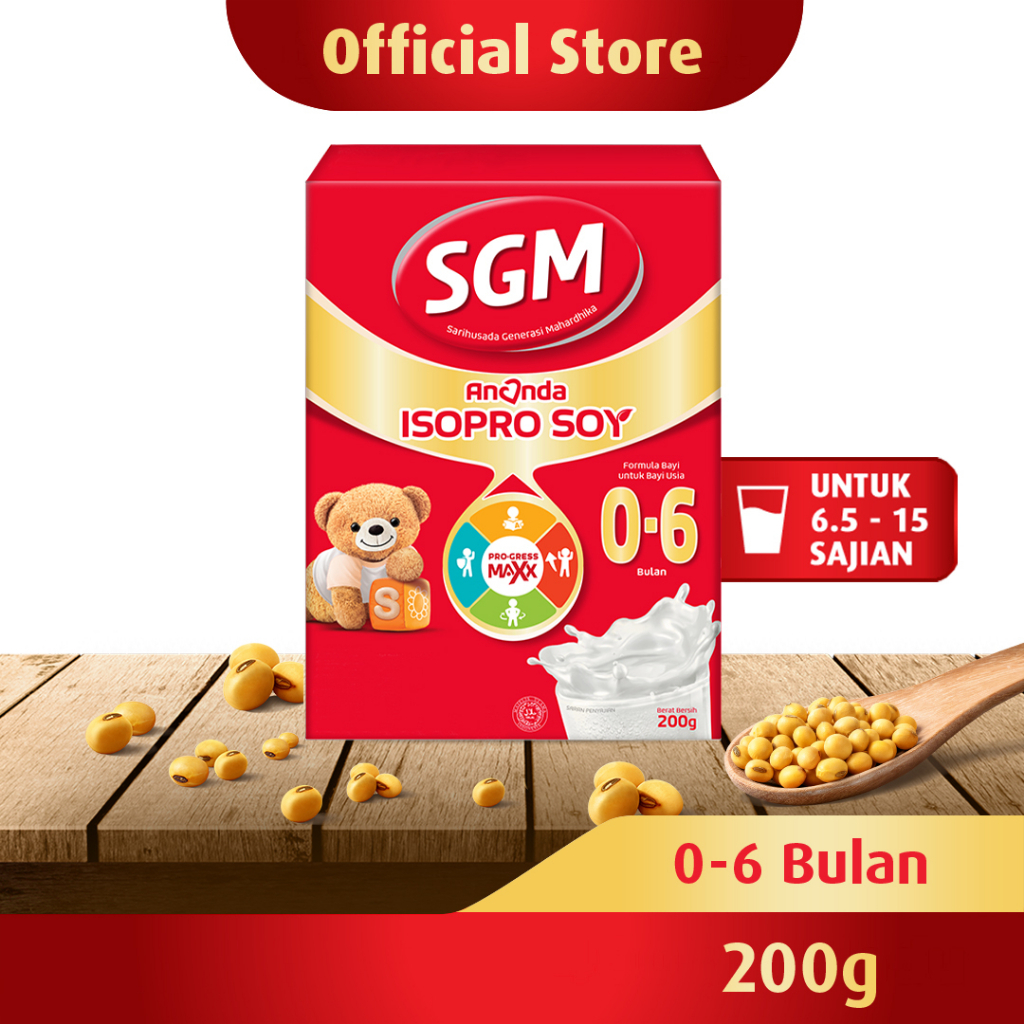 SGM ANANDA ISOPRO SOYA 0-6 BULAN 200 GRAM
