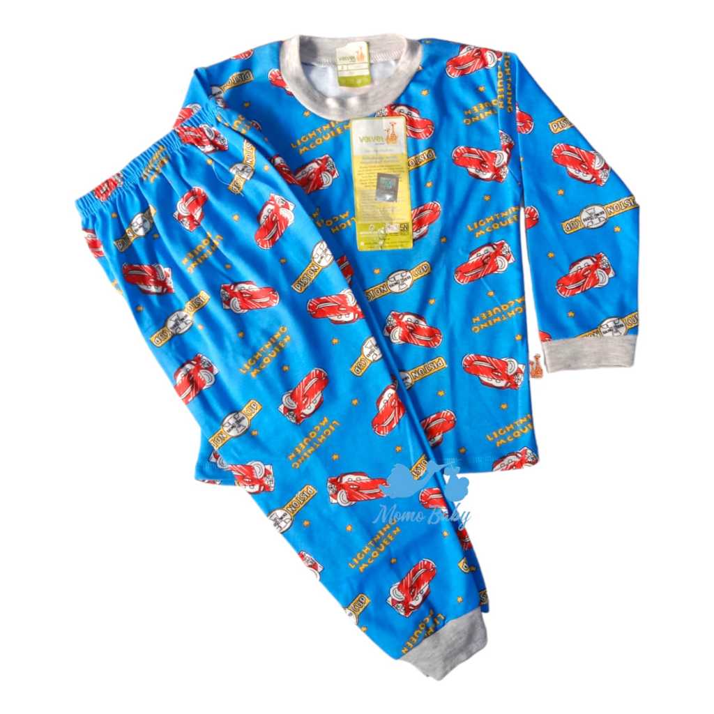 Piyama Velvet Junior 1 set - Setelan Baju Tidur Anak  size 2 - 10  anak laki laki