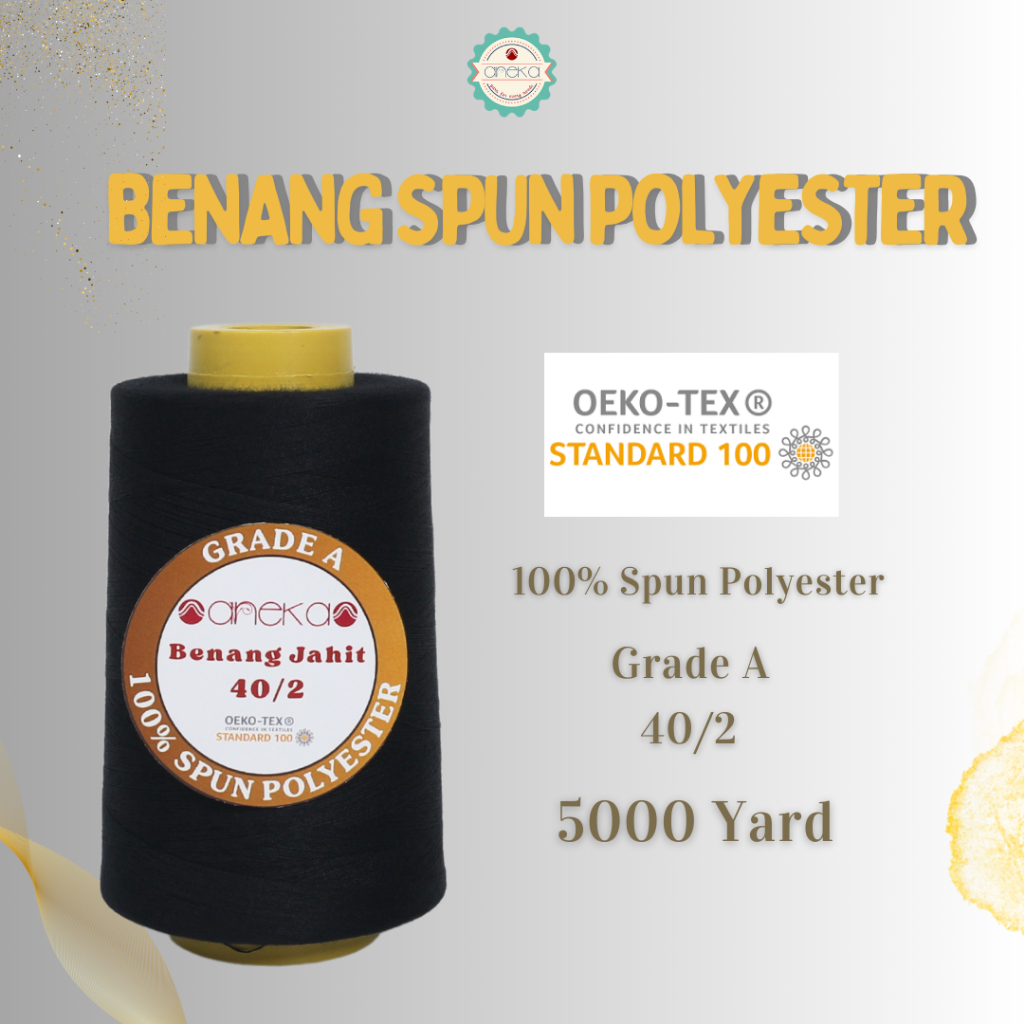 KATALOG - Benang Jahit 5000 Yard 40/2 Spun Polyester Satuan Eceran