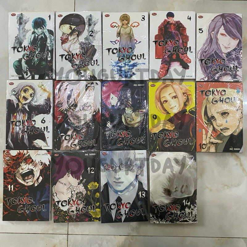 komik manga tokyo ghoul volume vol 1-14 lengkap preloved