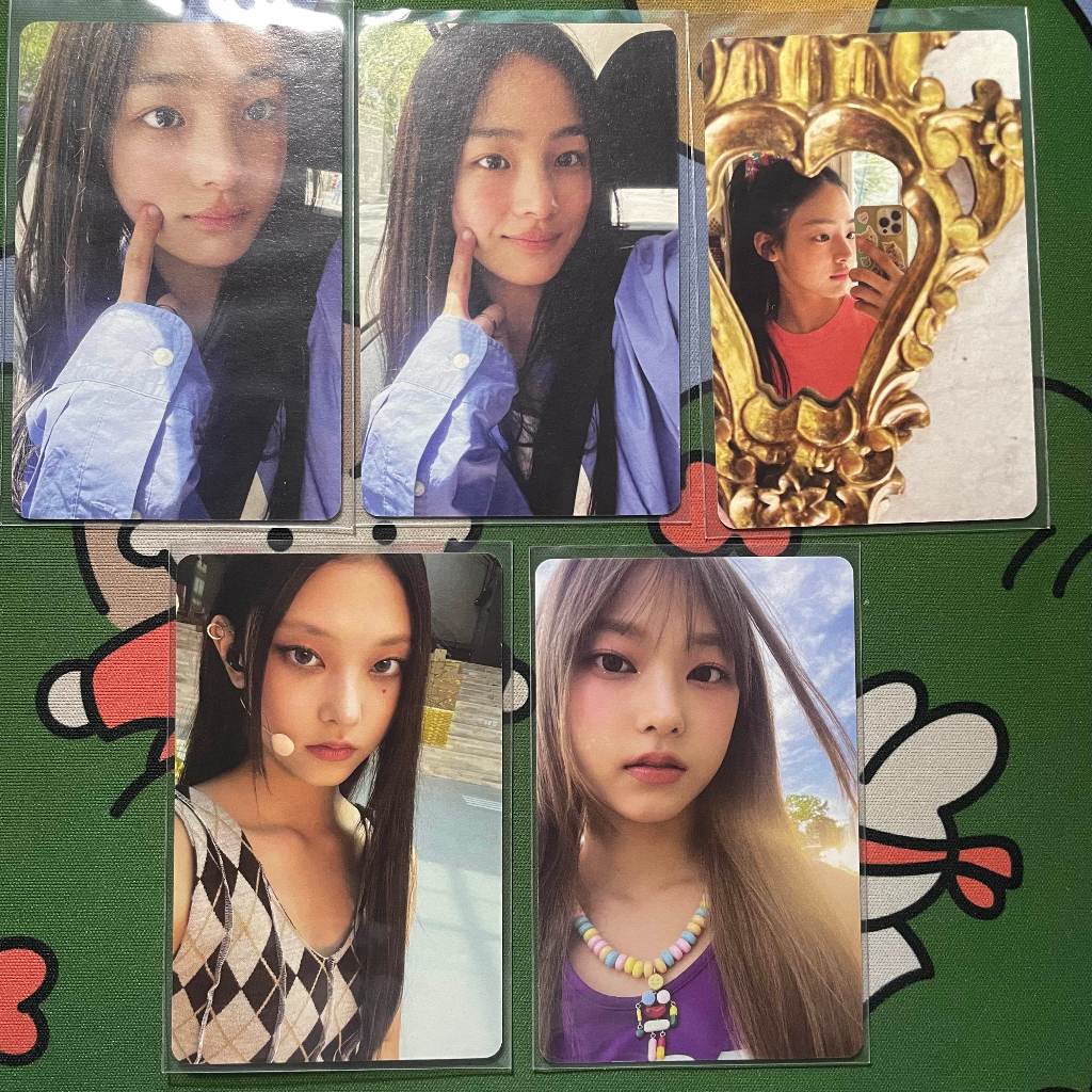 PHOTOCARD NEWJEANS MINJI HAERIN BLUE BOOK TUSPI JERSEY