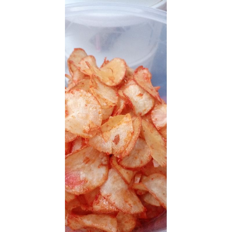 

keripik singkong sinjay, keripik balado basah. kripik balado
