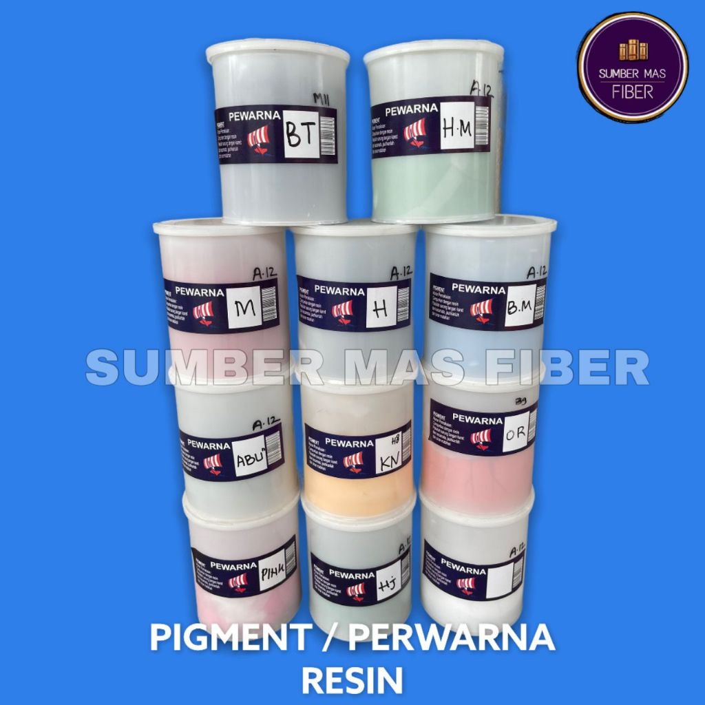 PEWARNA RESIN YUKALAC UKURAN CUP / RESIN COLOR / PEWARNA LEM RESIN