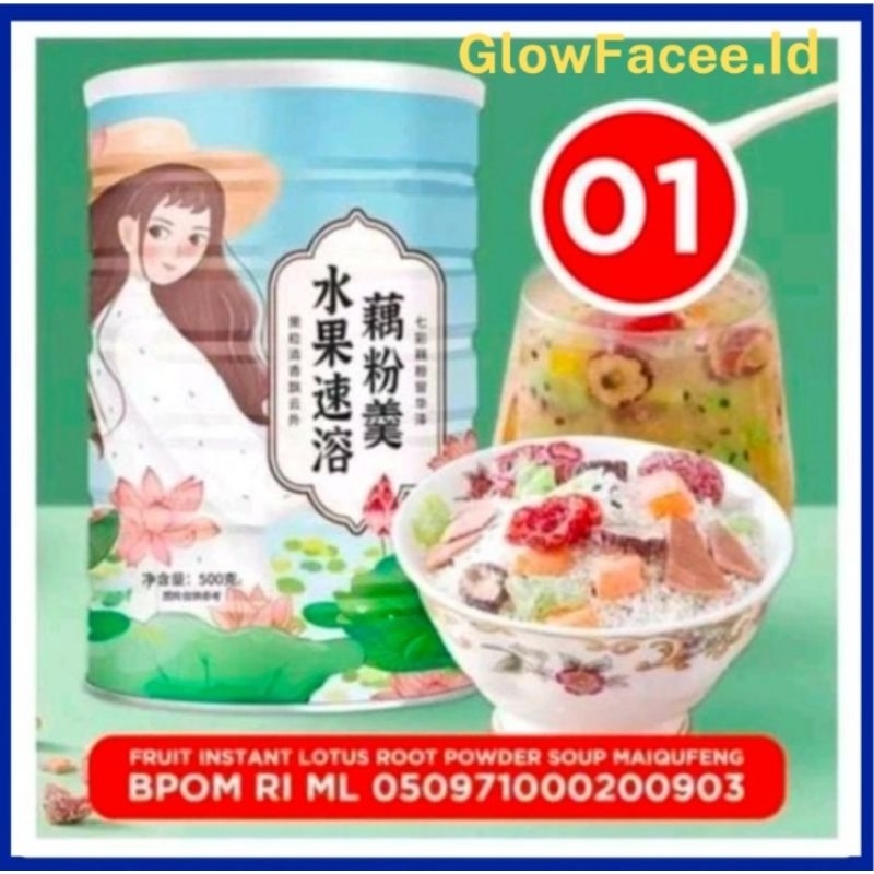 

Lotus Root Powder Oufen Lady Biru Fruit
