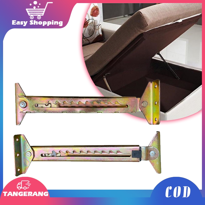 1Pair Engsel Ranjang Adjustable Engsel Buaya Lipat Engsel Tempat Tidur Lipat Engsel Sofa Bed