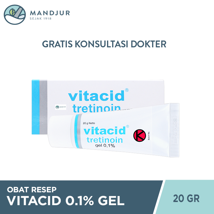VITACID 0.1% GEL 1 TUBE @ 20 G