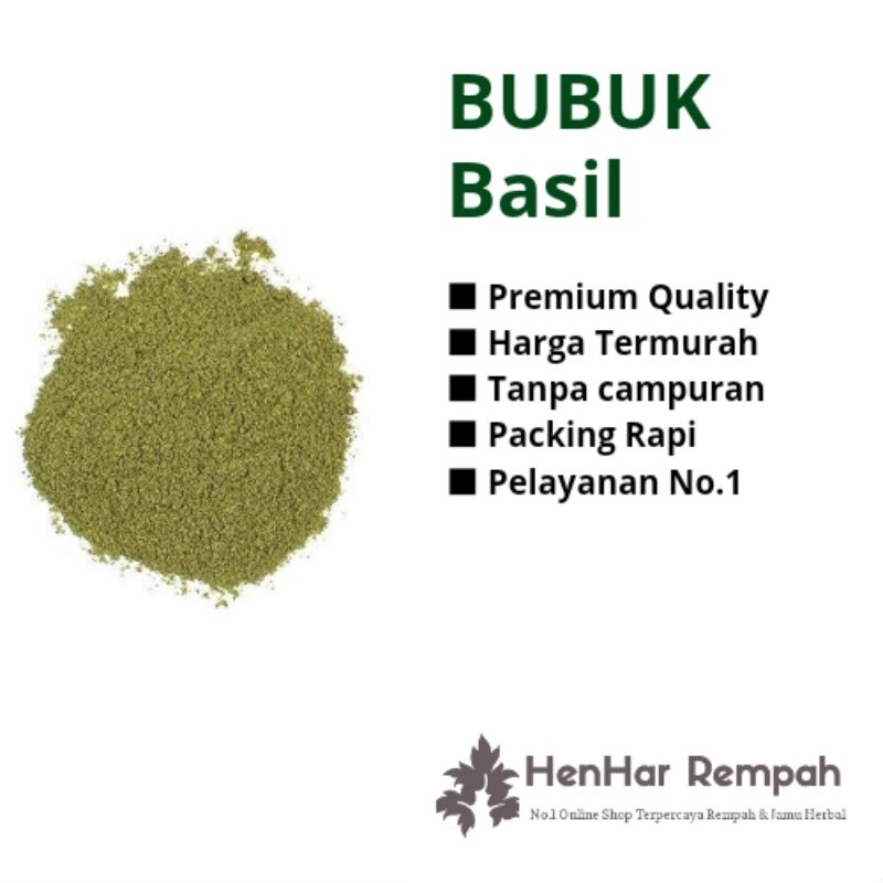 

Basil Bubuk 25 gram, 50 gram, 100 gram