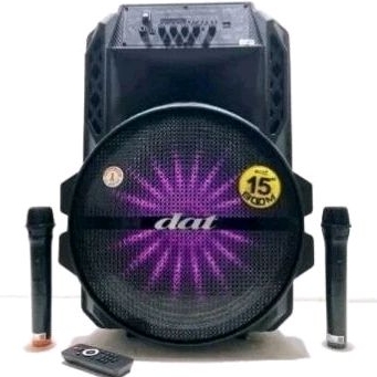 Speaker Bluetooth Portabel Dat 15 Inc Type 1507 BOOM Fullset Baru