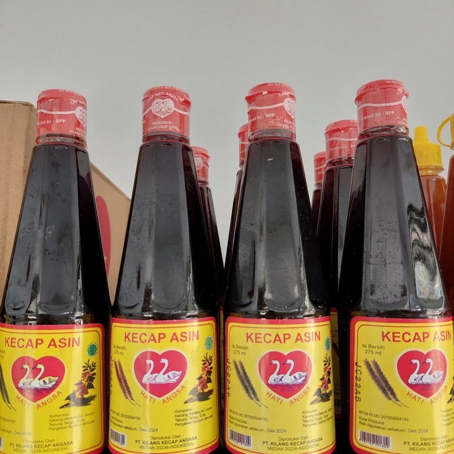 

Kecap Asin Hati Angsa 275 ml - Kemasan Botol Plastik