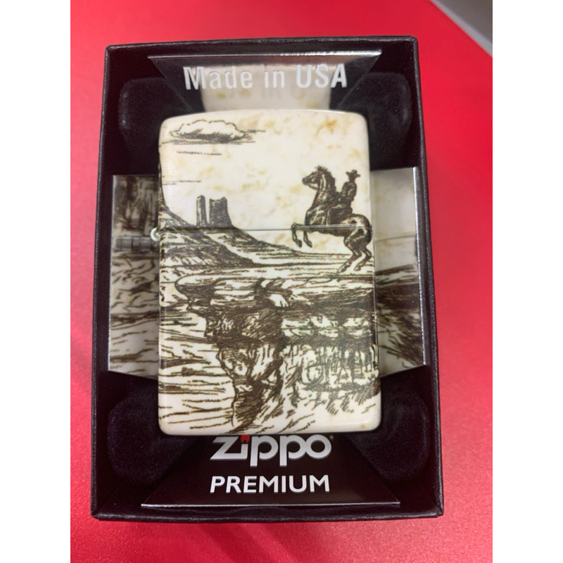 Zippo Original cowboy and horse