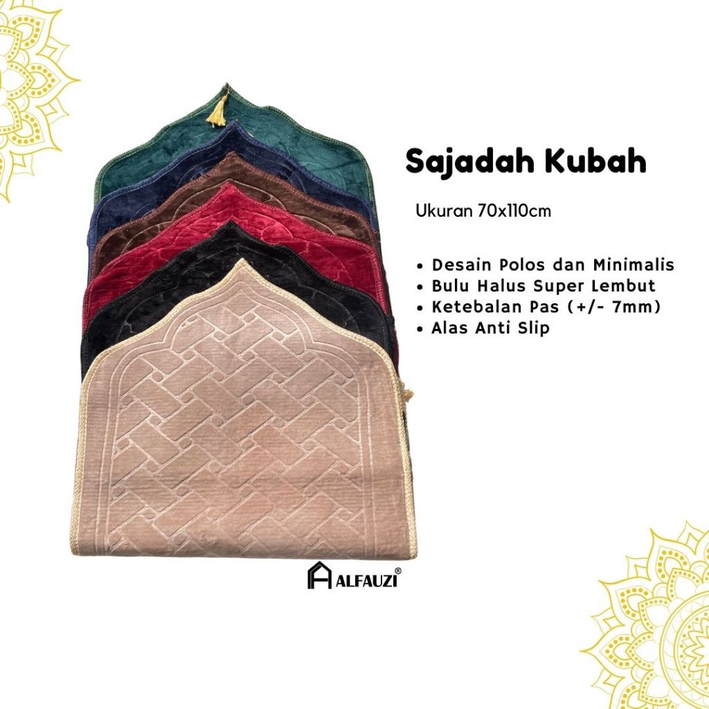 Sajadah Kubah Besar / Sajadah Busa Premium / Sajadah Kubah / Hampers Sajadah / Oleh-oleh