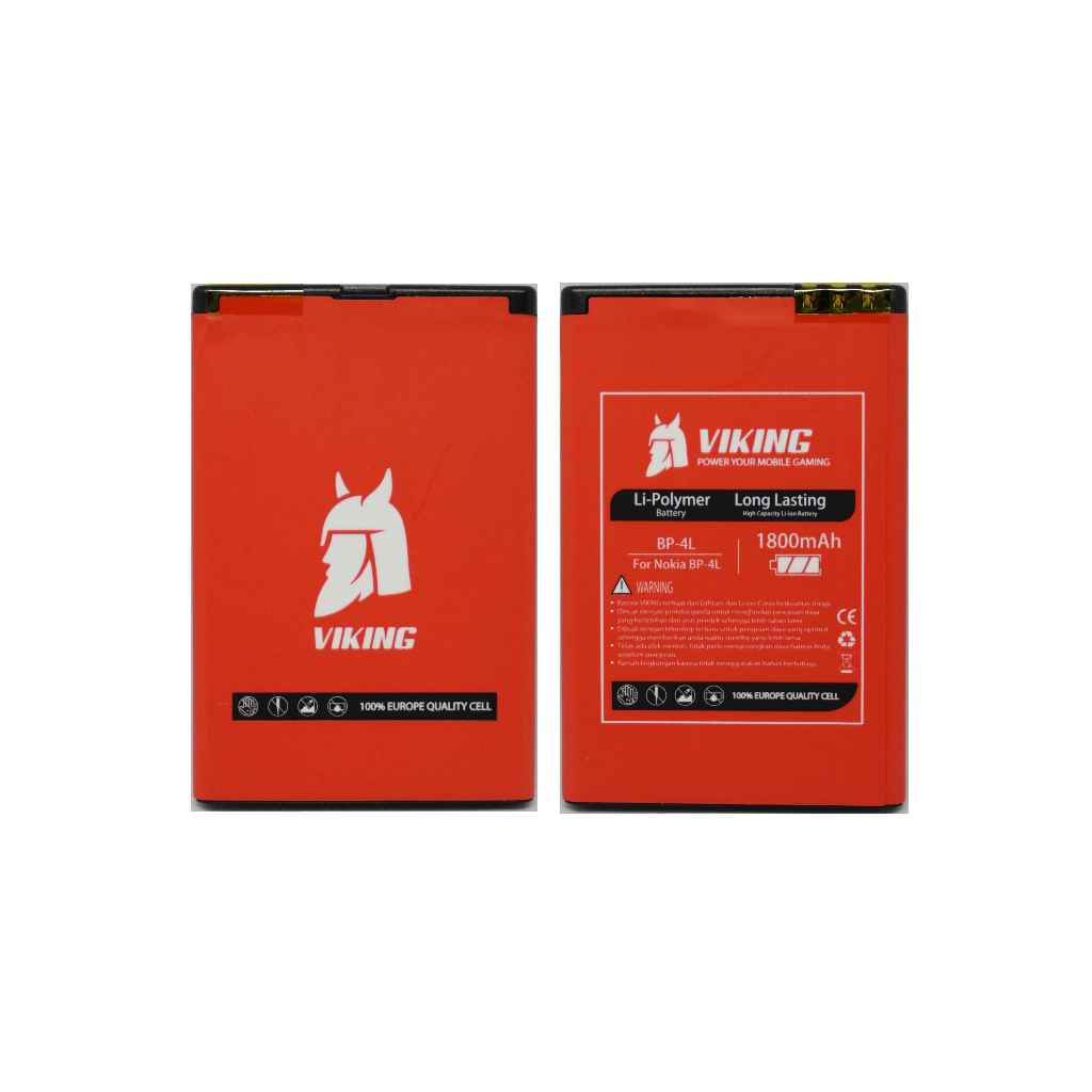 Baterai Viking Nokia BP-4L - Nokia E63 - E71 - E71X - E90 - Batre Batere Baterei Batrei Battery