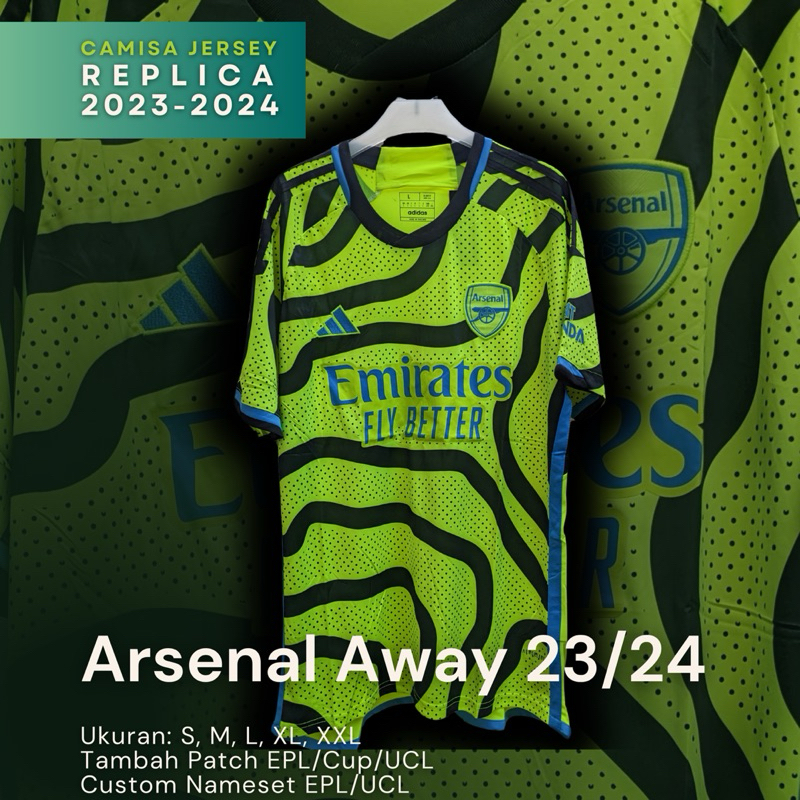 JERSEY ARSENAL AWAY 2023-2024