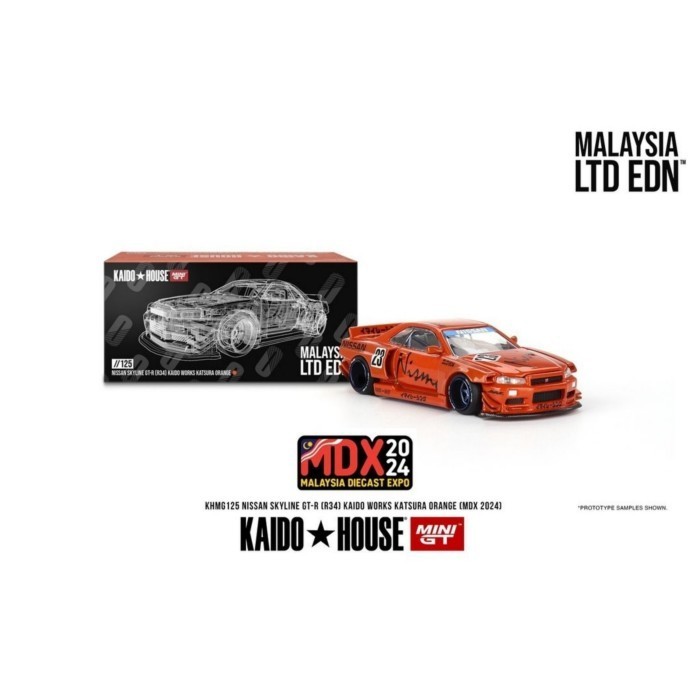 New Mini GT Kaido House NSX BlKLTD + R34 LTD EDN Malaysia Diecast Expo