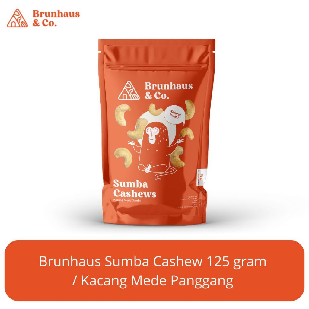 

Kacang Mede Panggang Brunhaus Sumba Cashew Nuts Plain
