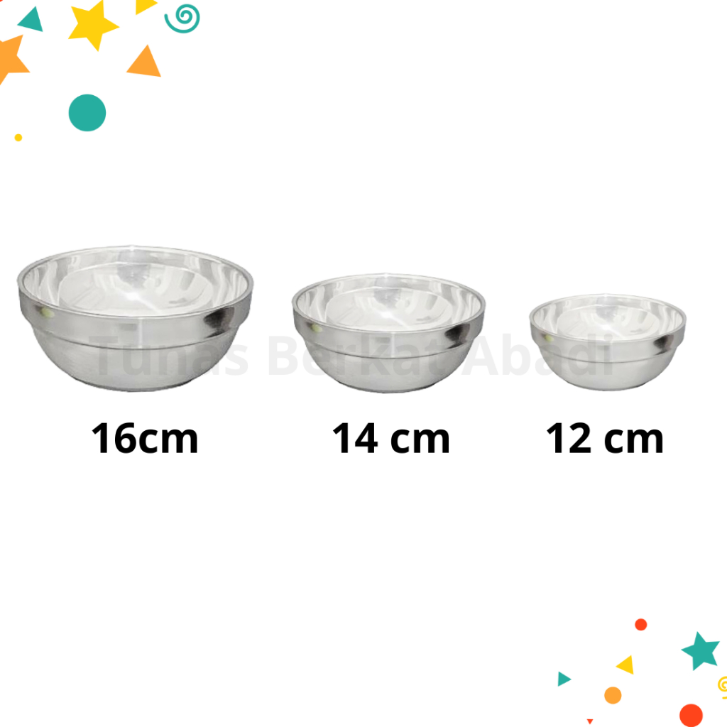 Stainless Steel Bowl / Mangkok Stainless Steel Super Tebal