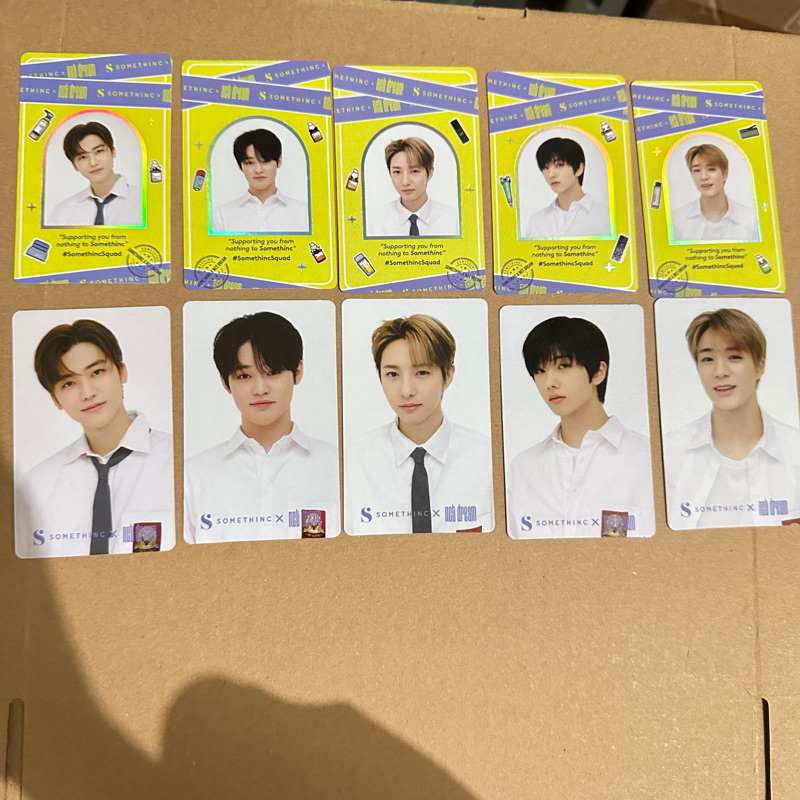 [READY STOCK] FULLSET PHOTOCARD NCT Dream X Somethinc HOLO VOL. 1 PC Jisung Chenle Renjun Jeno Jaemi