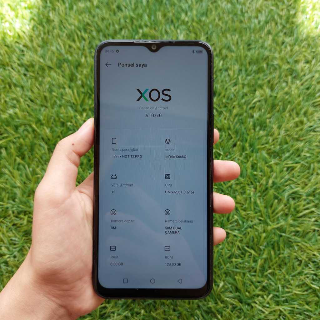 HANDPHONE INFINIX HOT 12 PRO 8/128GB SECOND SEKEN BEKAS MURAH
