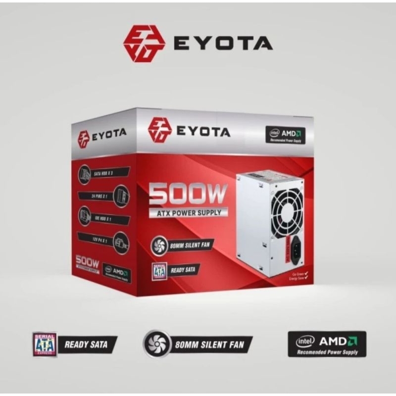 POWER SUPPLY EYOTA 500W - Psu Komputer 500watt