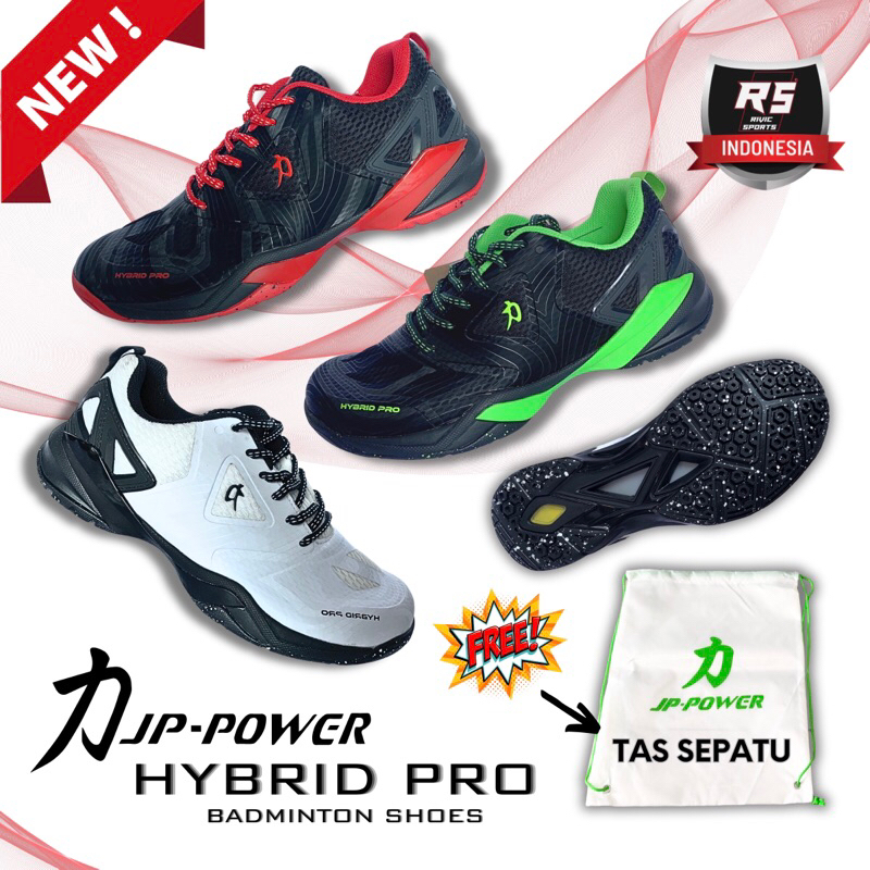 Sepatu Badminton JP POWER HYBRID PRO Original 100% NEW PRO SERIES Performance 668