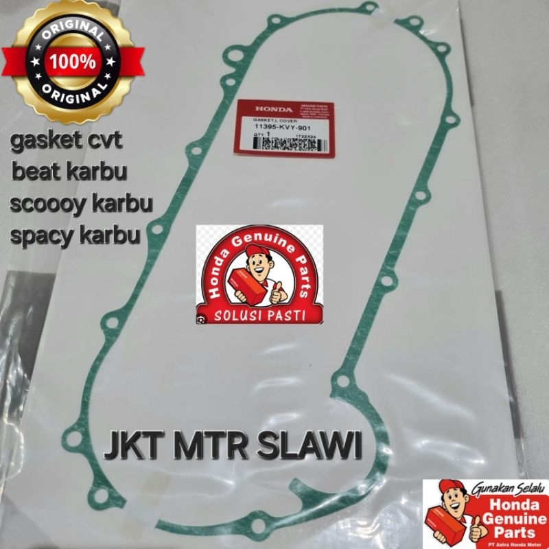 11395-KVY-901 Gasket L Cover, gasket bak cvt, gasket cvt,  Honda beat f1 2013-2014, beat karbu, scoo