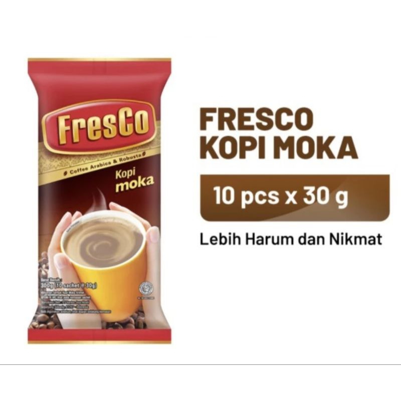 

Fresco kopi moka& kopi susu 10x28gr