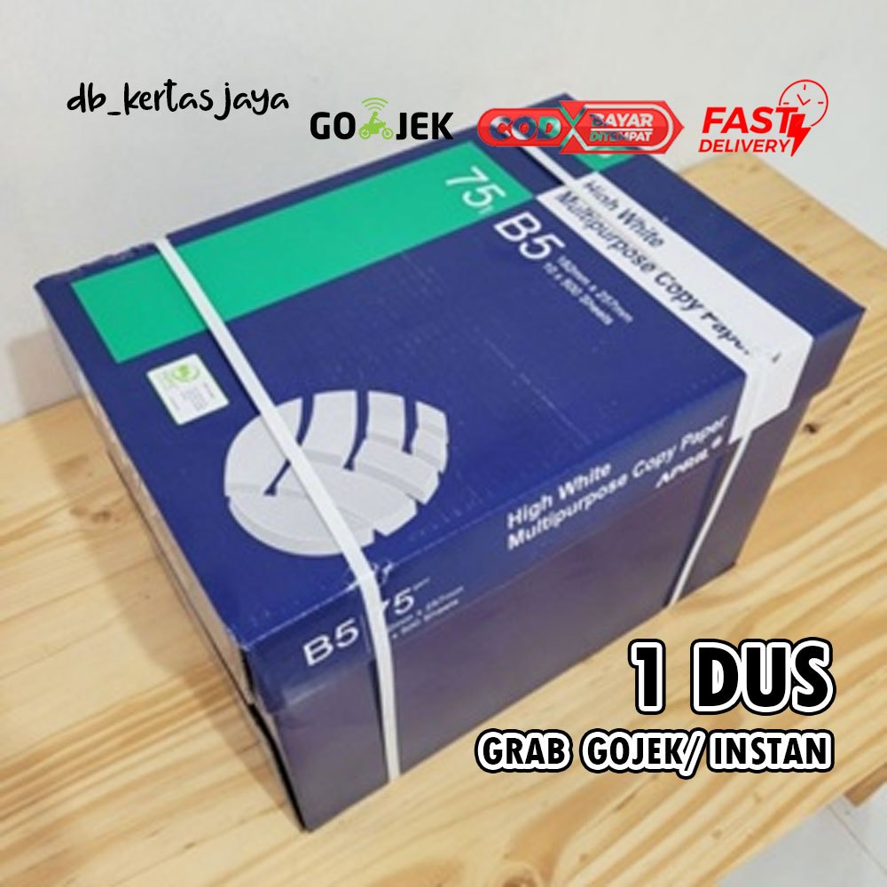 

Kertas HVS Ukuran B5 1 Box, Kertas Putih Merk April