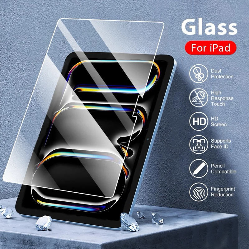 Anti Gores Ipad Pro 11" M4 / Ipad Pro 13" M4 / Ipad Air 11" M2 / Ipad Air 13" M2 2024 Tempered Glass