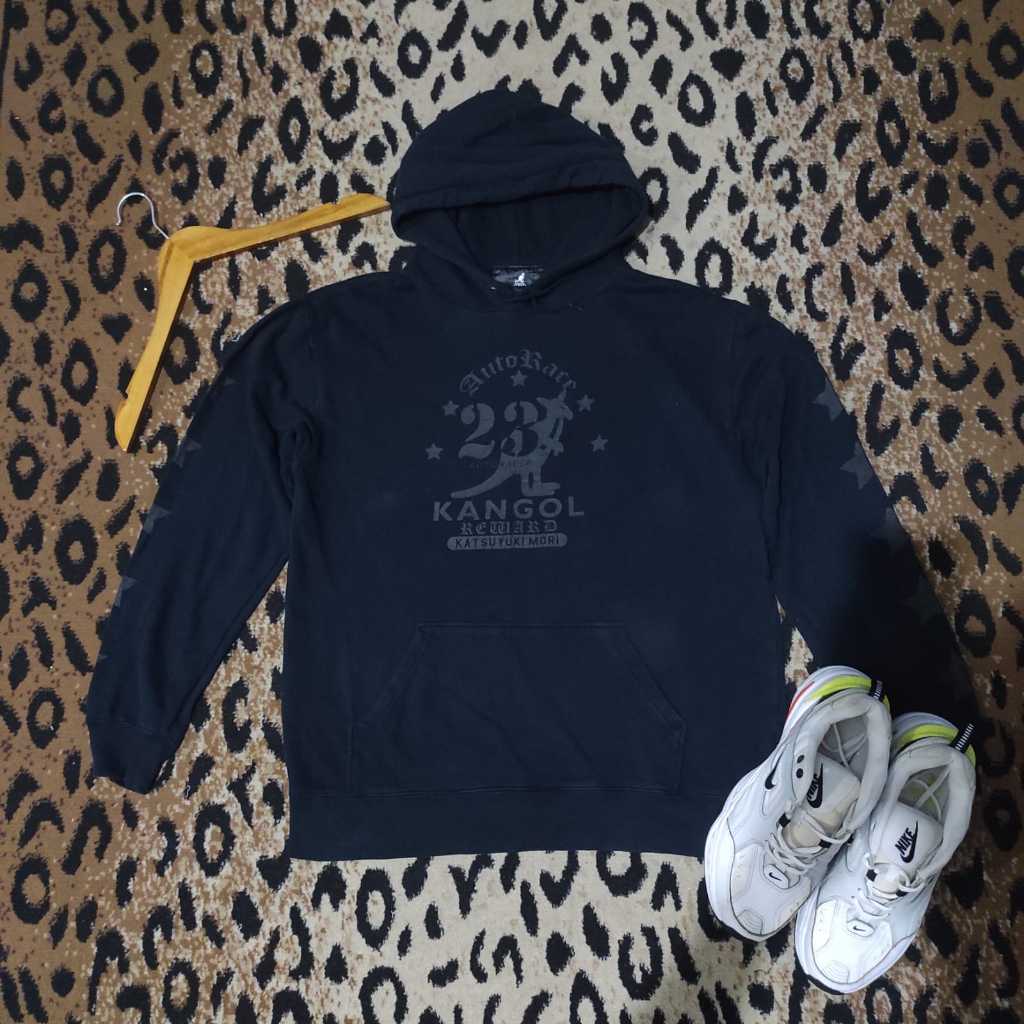 Hoodie Kangol Navy Sweater Hooded Kangol Navy