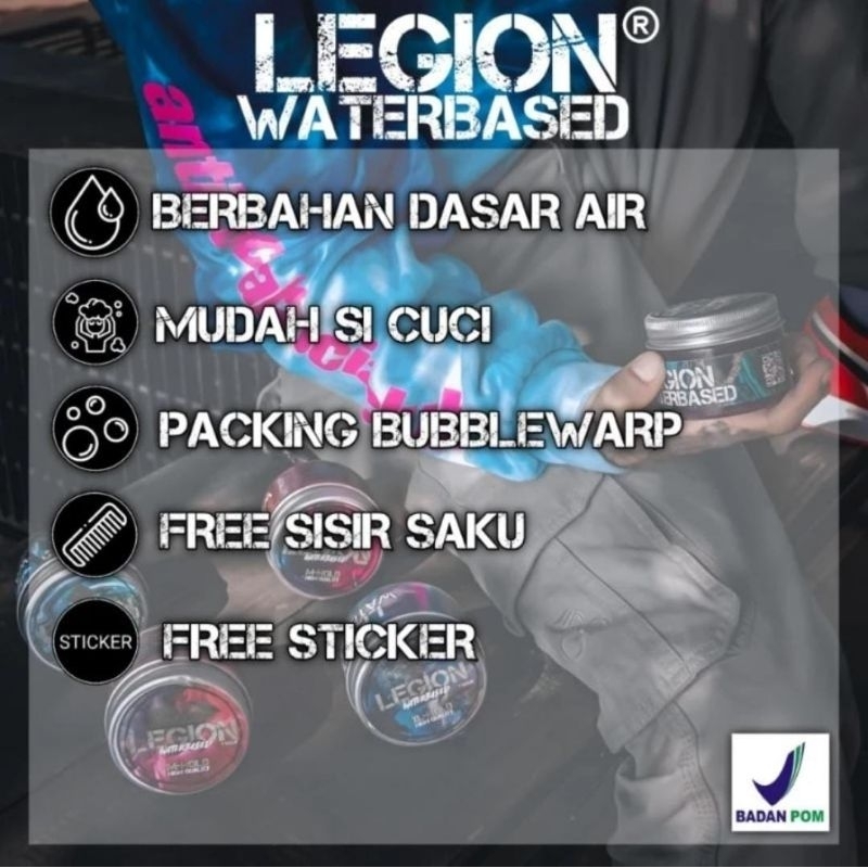 RB LEGION POMADE WATERBASED 150GRAM