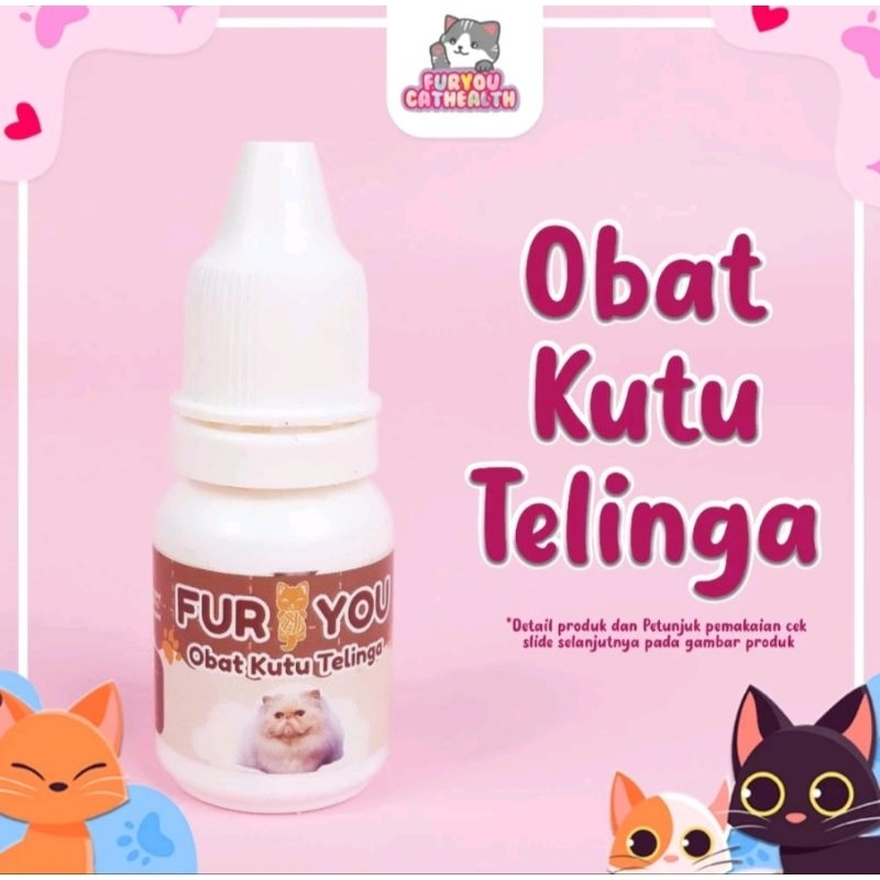 Fur You Obat Kutu Telinga Kucing Obat Earmites Tetes Kutu Telinga Kucing Tetes Earmites Kucing Anti 