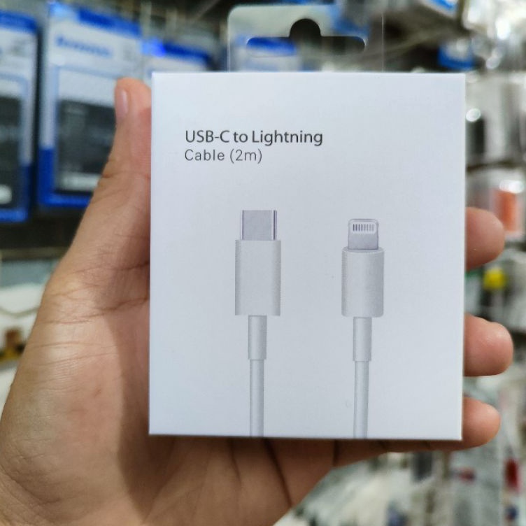 KODE H73L KABEL DATA IPON 11 12 13 C TO LIGHTNING 2M PRO MAX