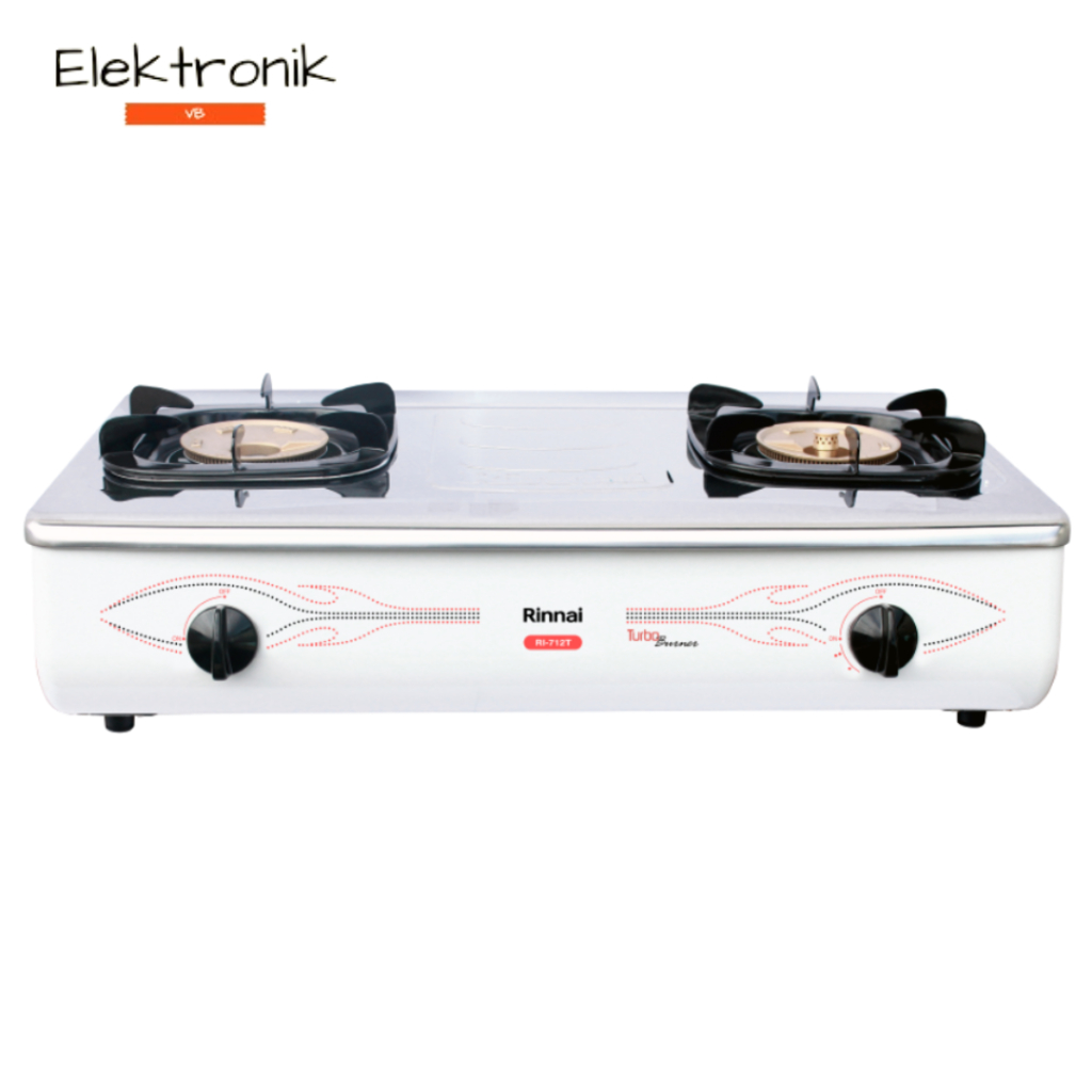 Kompor Rinnai 2 Tungku RI 712T Api Turbo