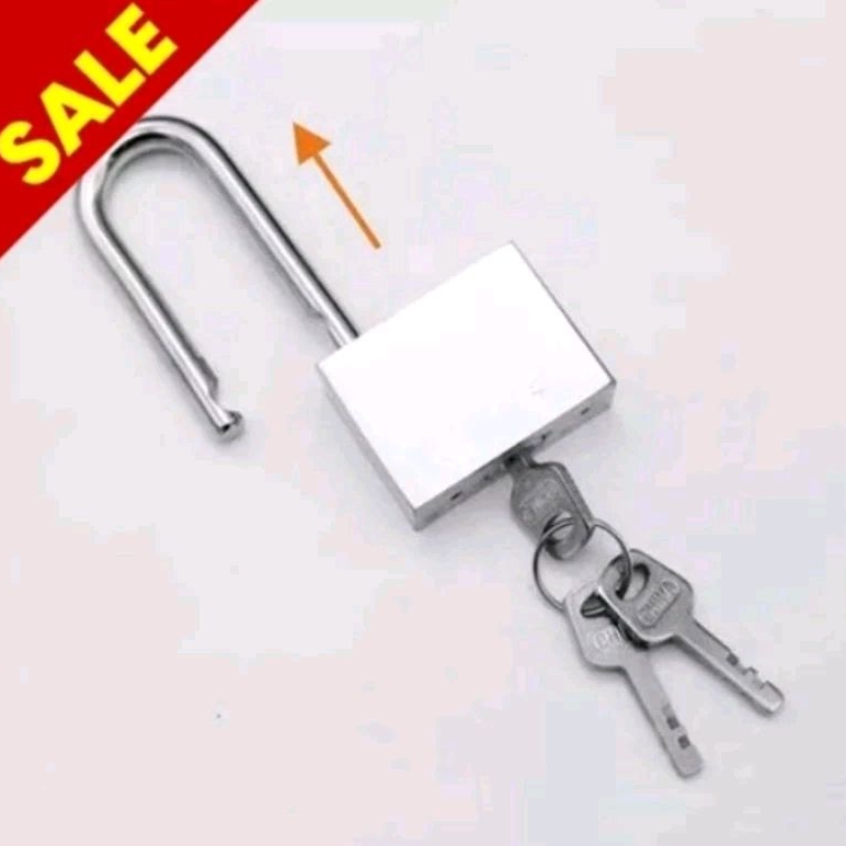 Gembok Pagar Rumah Gembok Besi Gembok Leher Panjang Crom