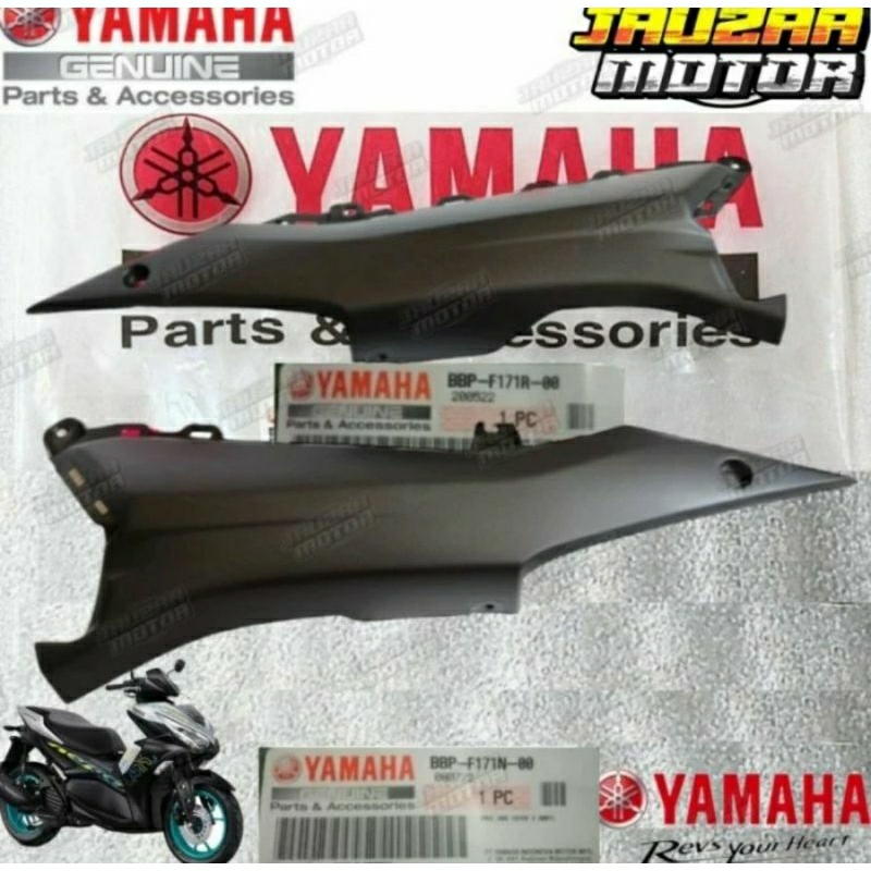COVER FOSTEP SAMBUNGAN BODY BAWAH AEROX NEW 155 ORIGINAL YGP GENUINE PARTS