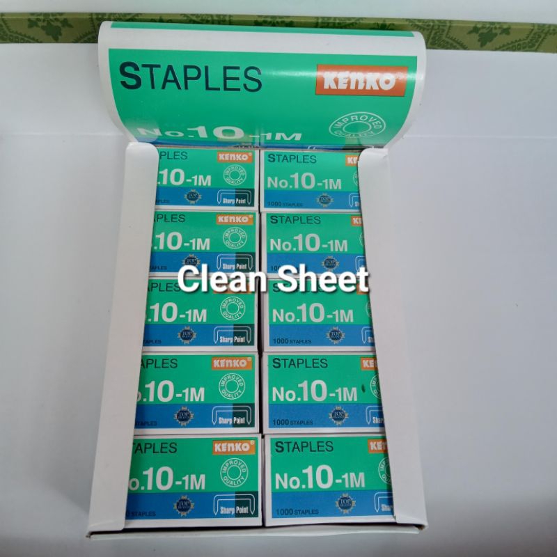 

Staples kenko No.10(Harga/1 kotak besar)