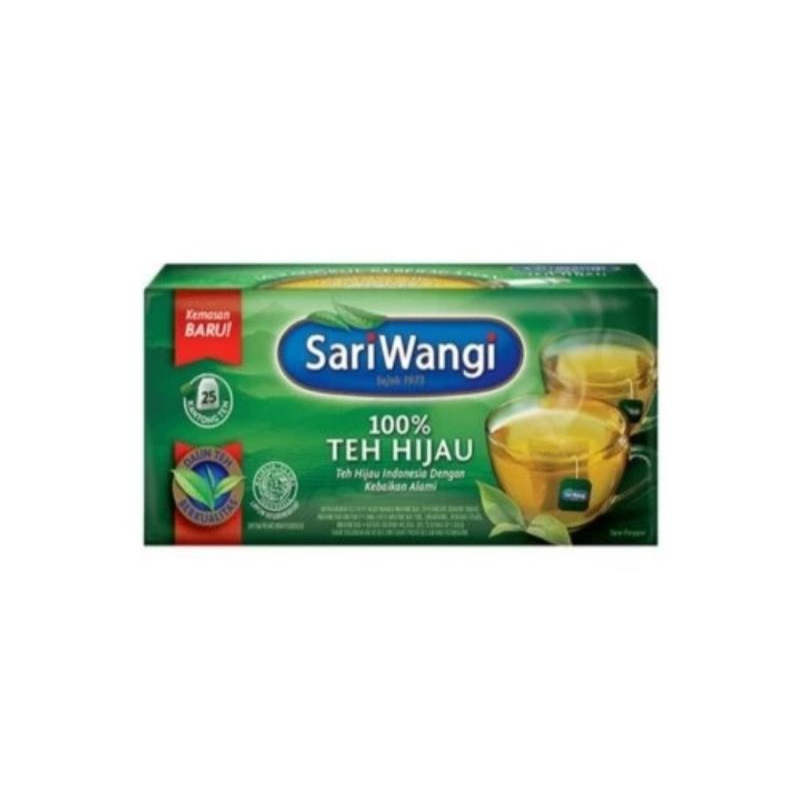 

Sariwangi green tea isi 25 pcs