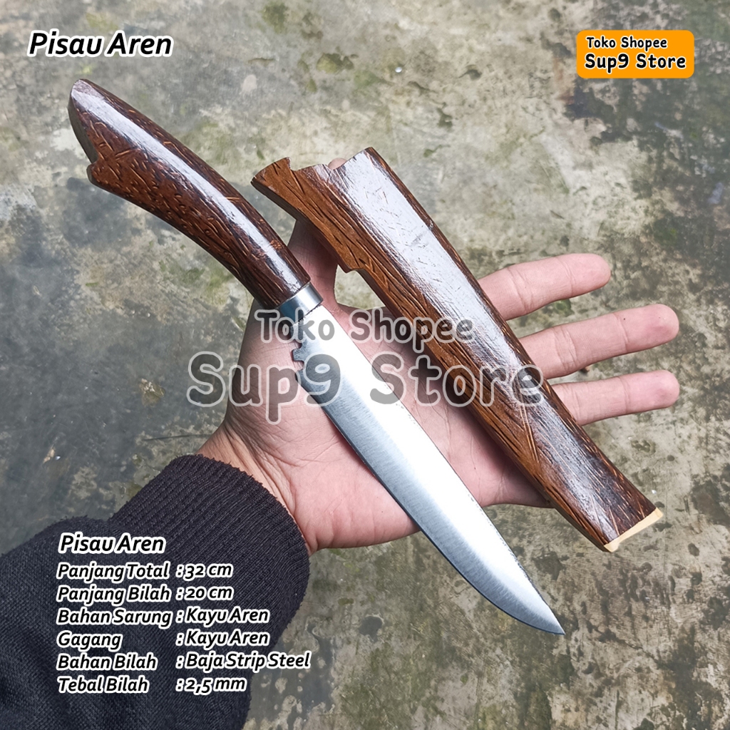 Pisau dapur aren / ruyung / pisau daging / pisau sembelih [GROSIR]