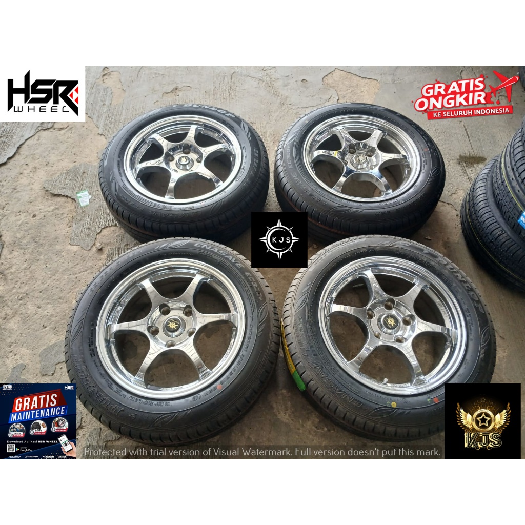 MENJUAL VELG RACING SECOND TERMURAH BERKUALITAS BUAT MOBIL INNOVA ERTIGA BRV LUXIO GRANDMAX MODEL RA