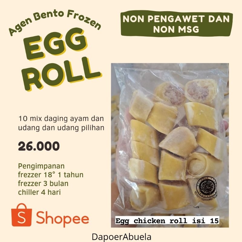 

EGG ROLL BENTO FROZEN