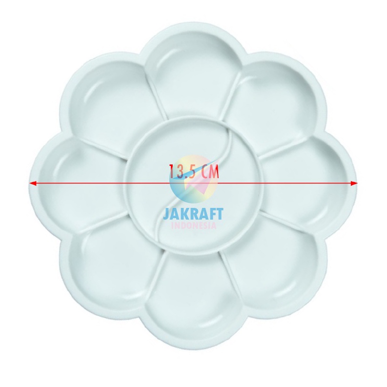 

TERMURAH 1 Pcs Palet Palette Lukis JOYKO Tempat Cat Air Poster Minyak Acrylic Plastik PLT115 Emboss Tebal