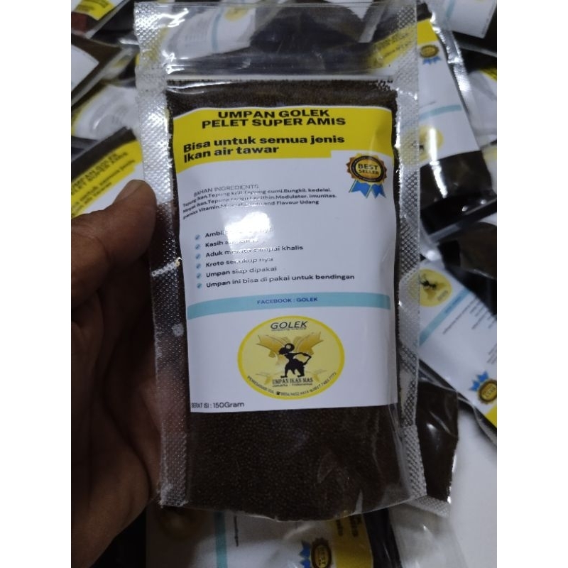 Umpan Golek pelet super amis black