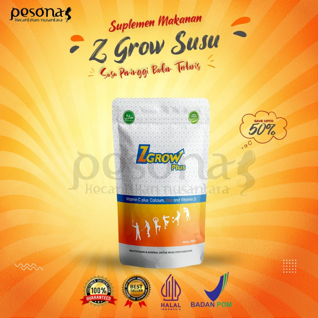 

ZEVIT GROW - Solusi Pertumbuhan Tinggi Badan hingga 8cm dalam 4 Minggu