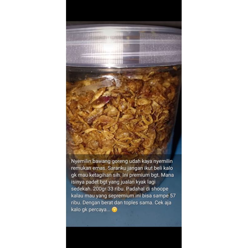 

BRAMBANG GORENG PREMIUM