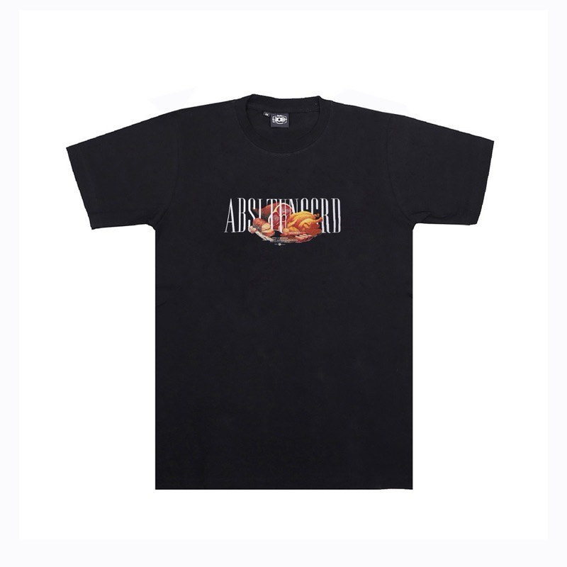 Absltunscrd308 Chicken - Kaos Hitam Unisex
