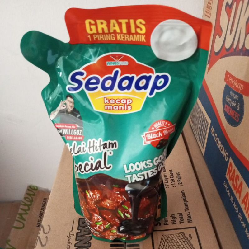 

Kecap sedap kedelai hitam spesial 728gr