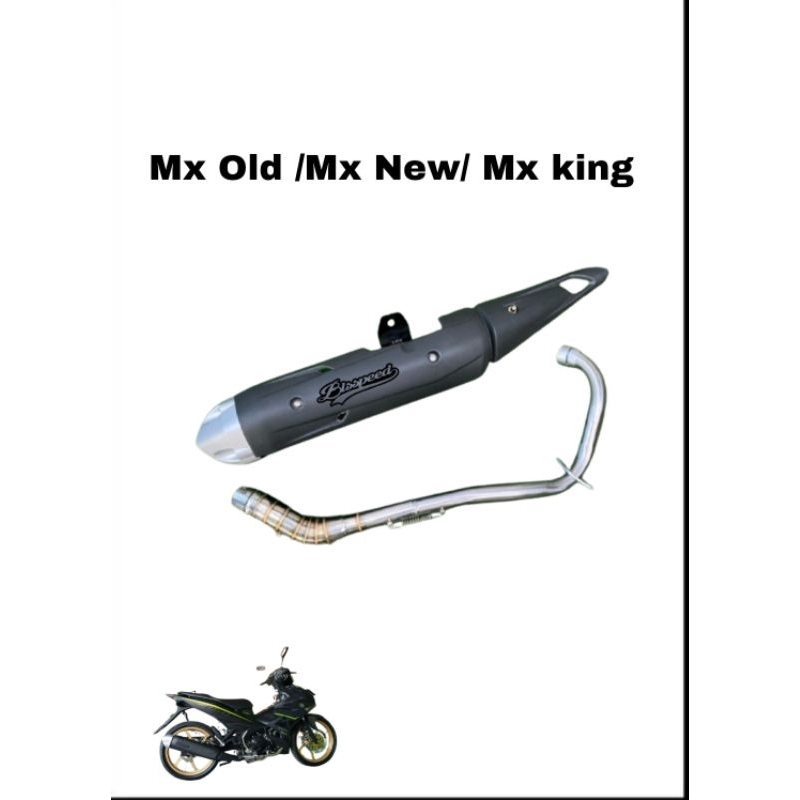 Knalpot Standar Racing MX King Mx New & Mx Old Bass Adem BLSSPEEDS