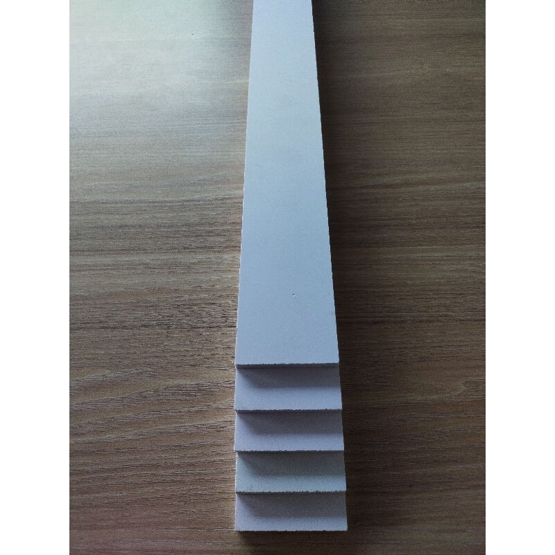 Wall Batten PVC foam board 5mm ukuran 5cmx122