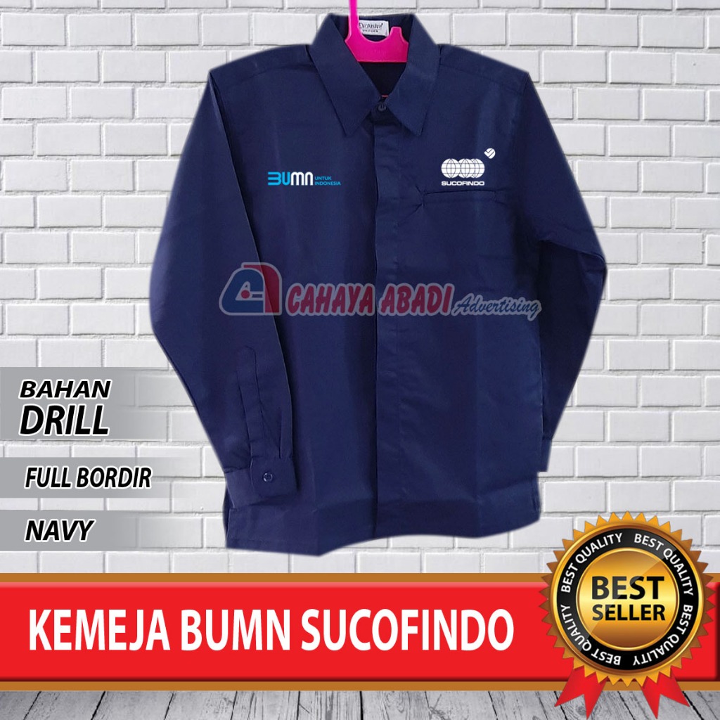 Kemeja BUMN Sucofindo Seragam BUMN Sucofindo Baju BUMN Sucofindo Navy